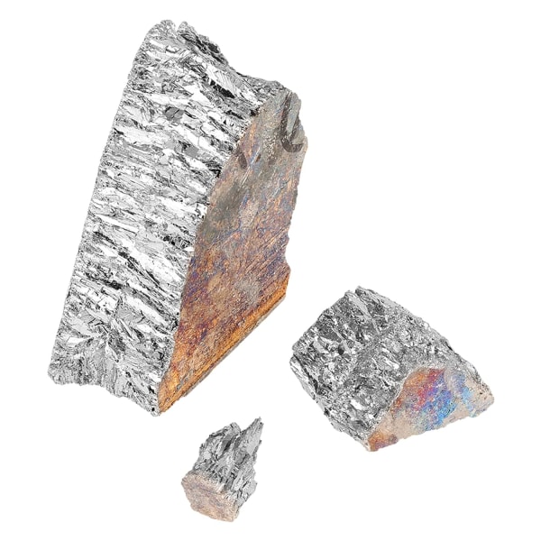 Bitvismutgöt Supraledarehänge 1000G vismutmetallgöt Bitkristallgeoder för att göra kristaller eller fiskedrag