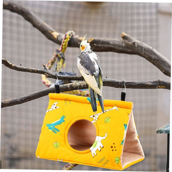 2 st Fågelbo Cockatiel Säng Dekorativ Fågelbur Bo Fågel Nesting Pad Cockatiel Bo Fågelburtillbehör Fågeltält Husdjur Fågeltillbehör