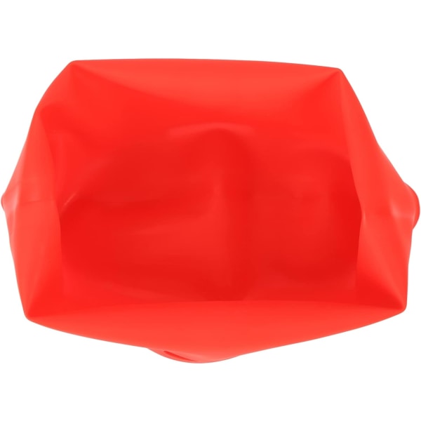 Liner silikoninsats, återanvändbar silikon slow cooker liner läckagesäker för kök (röd)