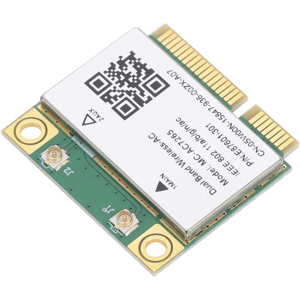 Mini Priest Mc Ac 7265 Pcie Card Ac7265 Nätverkskort Mini Pcie Gigabit Dualband Cards of Red för Bluetooth 4.2 trådlöst wifi Mcac7265