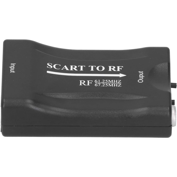 Scart Till Rf Adapter Rf Modulator Abs Scart Till För Rf Video Adapter För Rf 67.25Mhz 61.25Mhz Output Converter För Tv Box