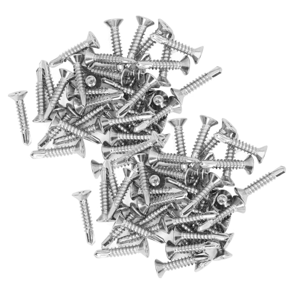 Självborrande skruvar, 304 försänkta skruvar i rostfritt stål, halkfri korrosionsbeständighet för hemmet (M4.8-16)