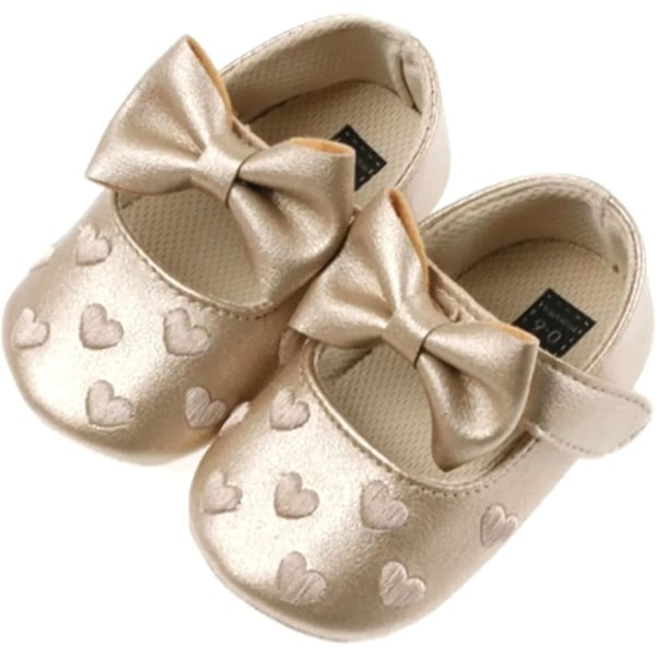 Cute Bow Baby Shoes 1 Par Baby Prewalker Utmärkt för hemmabruk