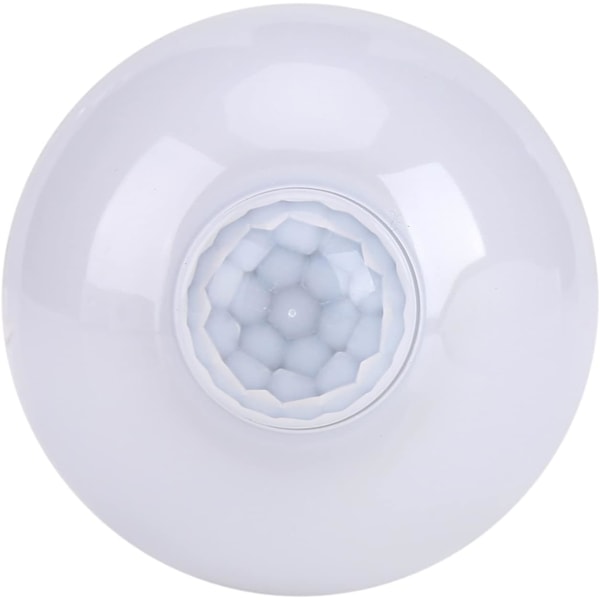 Rörelsesensor Led Glödlampa Sensor Led Glödlampa E27 5W Pir Infraröd Auto Rörelsesensor Led Glödlampa Lampa för toalettparkering Vit 6500K (True