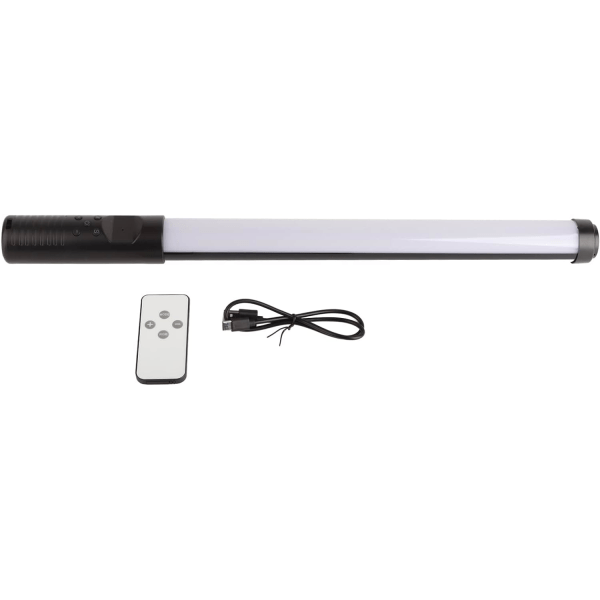 RGB Handhållen LED-videoljus Wand Stick Fotografi Ljus, Dubbelfärgstemperatur Fullfärgad Handhållen påfyllningslampa Bärbar LED Fotografi Fotografi Fotografi