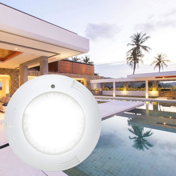 15W LED undervattenslampa, undervattensvägglampa, AC68 IP68 vattentät poolljus, för poolbelysning, fontäner, trädgårdar, kvadrat (RGB)