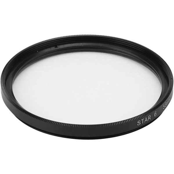 Star Lens Filtro Para Lentes 58Mm Junestar 58Mm Star Lens För/////Kameralinser Kameraobjektiv