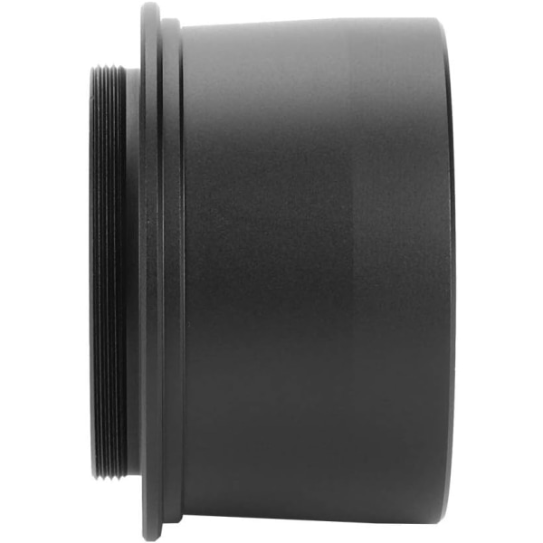 M42 till 2 tums adapter 42 mm till 2 teleskopadapter aluminiumlegering svart 2 till t2 M42*0,75 tråd teleskop okular Kameratillbehör Monteringsadapter