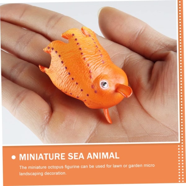 Konstgjord bläckfisk Pedagogisk leksak Havsdjur Leksaker Havsdjur Leksaker Under Havet Livsfigurer Matsalsbord Dekor Skrivbord bläckfisk