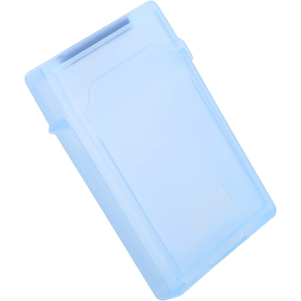 Hårddiskförvaringsbox Hårddiskförvaringsbox Abs 2.5In Hard Disk Storage Box Abs Material HDD Ssd Dammtät och antistatisk case (blå)