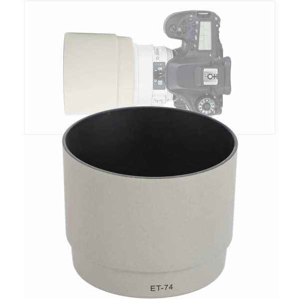 Objektivskydd Objektiv Et-74ersible kamera Objektivskydd eller för Ef 70-200Mm F/4L är Usm-objektiv 200Mm Luvtröja