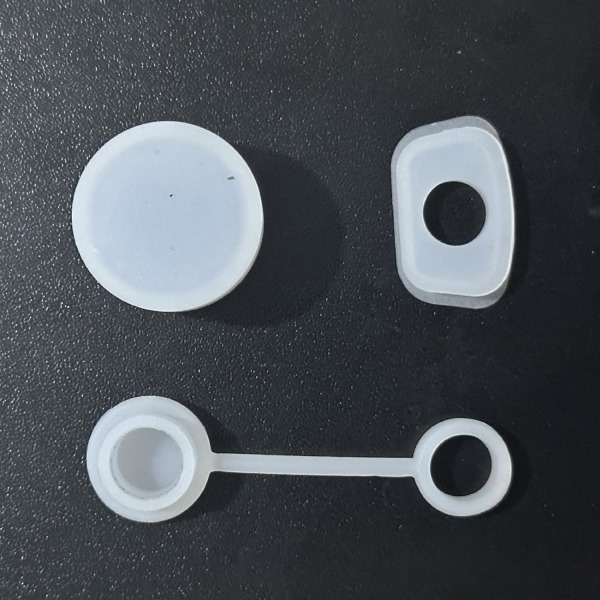 Spillsäker silikonpropp set med 6 st, tillbehör till glasögonglas Läckagesäkra silikontätningssats Cover inklusive 2 fyrkantiga spillproppar 2 sugrör