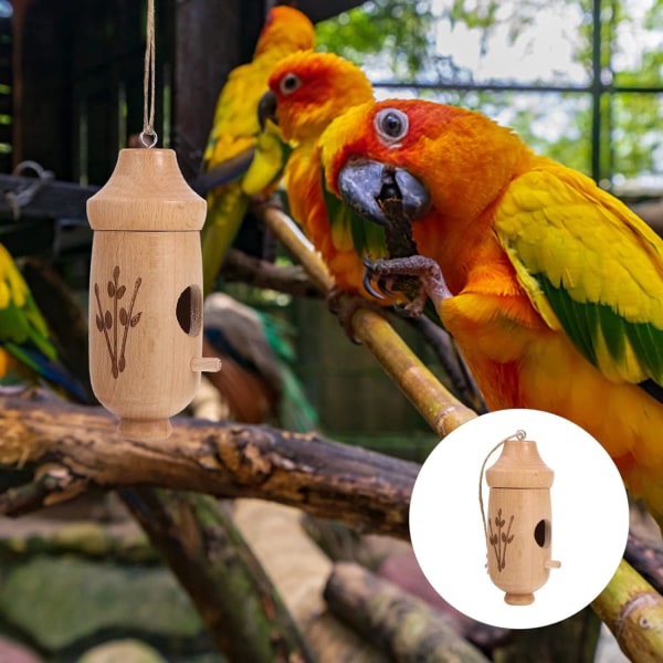 Fågelmatare Hängande Bird Coop Cup Automatare Leksaksbehållare Vilda Fåglar Matare Behållare för leksaker Fågelbricka Fågelmatningsstation Fjäderfä