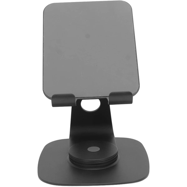 Bordstelefonhållare Mobilhållare Tablettställ 360 grader Justerbar svart aluminiumlegering Vikbar roterande bordstelefonhållare