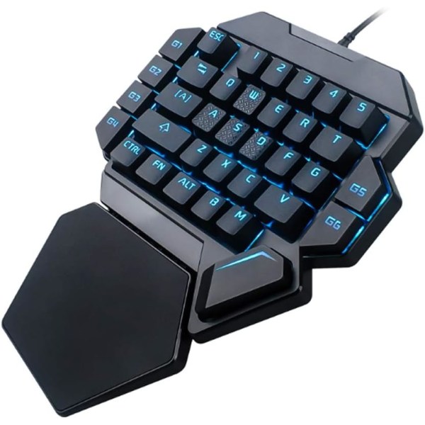 Tangentbord Gaming Tangentbord Plast Enhandstangentbord Rgb Blacklight Mekaniskt tangentbord med makrodefinitionsfunktion