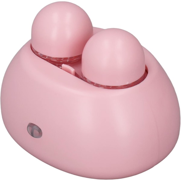 Kontaktlinsrengöringsmaskin, enkel användning Ultraljudskompakt kontaktlinsrengöringsmaskin för hemmet (rosa)