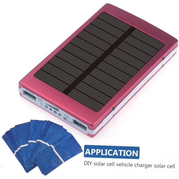 100 st Solcell Elektrisk leksak Solpaneler Cargadores Portatiles para Celular Solar Photovoltaic Cell DIY Solar Power Cell Mini Solar