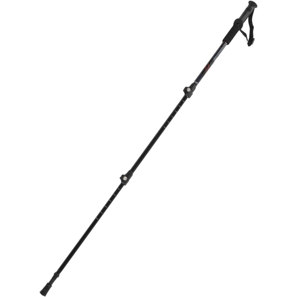 Walking Stick, Bred Application Walking Stick, 3 sektioner, slitstark aluminiumlegering, Ergonomisk halkfri för reseutforskning
