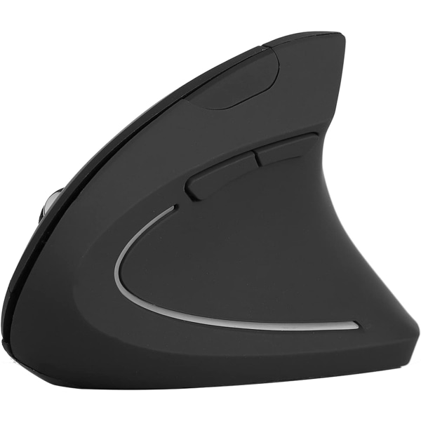 Joystick Mus Vertikal Mus Abs 2.4Ghzical 1600Dpi Wirelessomic Vertikal Gaming Mouse Non Delay För PC Laptop Svart (Svart)