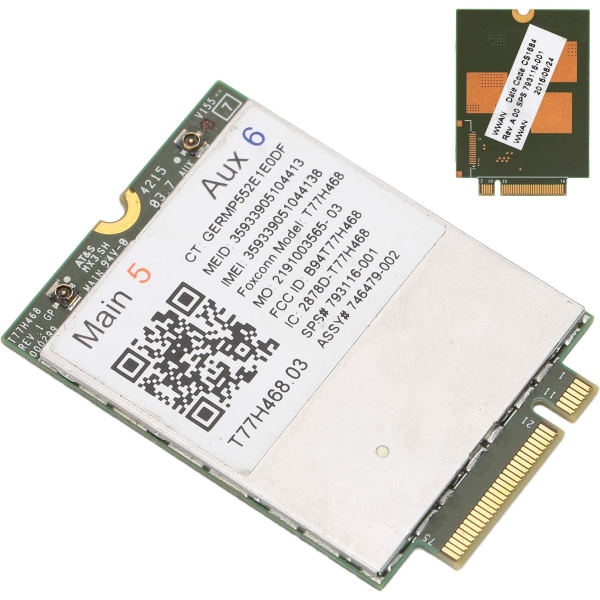 Lte M.2-modul Trådlöst nätverkskort Trådlöst nätverkskort för Hp Lt4211 4G-modul Lte Wwan Board 793116 001 T77H468 M.2