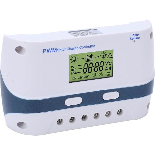 Rv Series Pwm Solar Charge Controller 60A 12V 24V 48V Ip32 Vattentät Parametrar Justerbar temperatur Cfor OMPensation Lcd Display