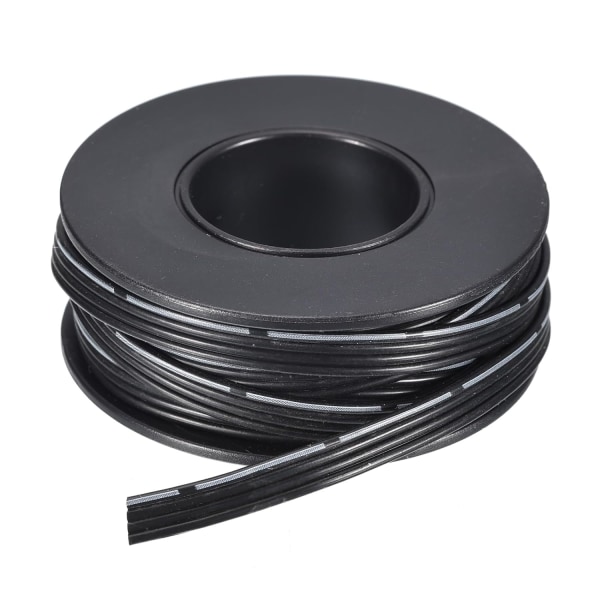 26AWG silikonbågkabel 4stift 26 gauge platt kabel flexibel silikontråd 3,0m/10ft svarttrådig förtennad koppartråd