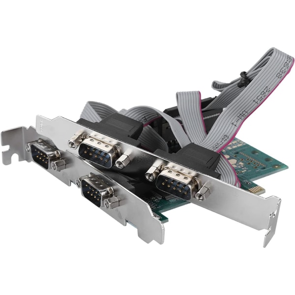 Adapterkort Pci E Adapter Pcb Pci E till Rs232 4-portars seriell portomvandlare Pci för Express Controller Adapter Expansion Card