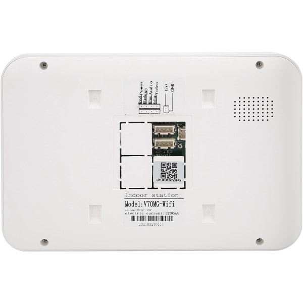 Wifi videointercom för hem med kamera 2 stationer intercoms Elektriskt smartlås Yale trådlöst in videodörrklocka 7In Tft Lcd intercom dörrtelefonkit