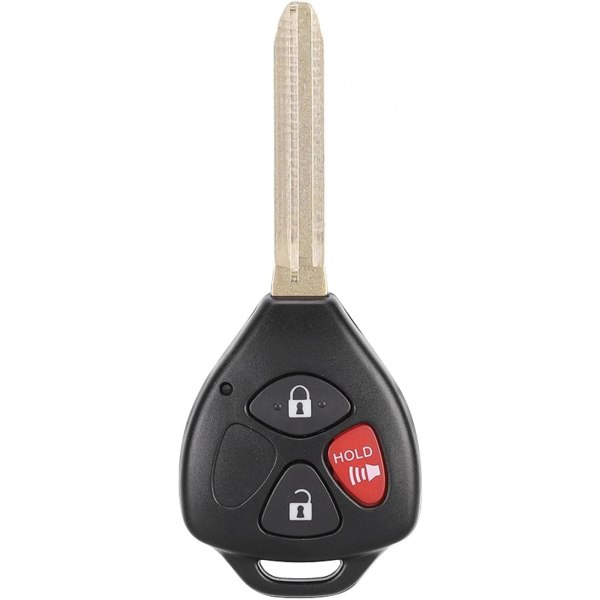 Bilnyckel, nyckelbricka, 3 knappar oskuren smart bilnyckel 312 MHZ Passar för Toyota Yaris 2007-2013 MOZB41TG