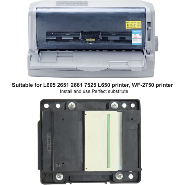Byte av skrivhuvud Skrivhuvud Abs Skrivhuvud Stabil prestanda Abs Byte av skrivhuvud för L605 2651 2661 7525 L650 för Wf-2750