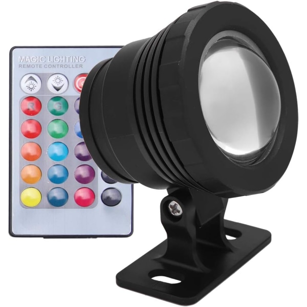 RGB undervattensspotlights, IP65 vattentäta LED poolljus, flerfärgade spotlights för trädgård, swimmingpool, fontän, akvarium, landskap