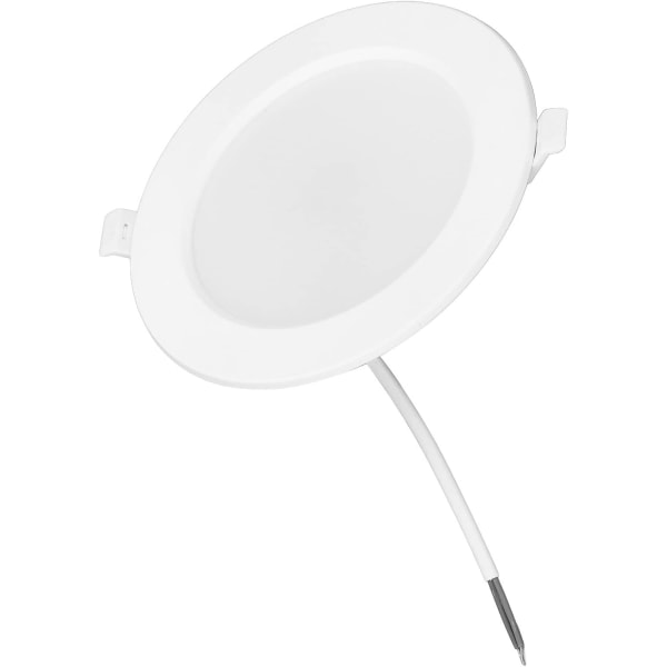 LED Downlight, miljövänlig energieffektiv LED-taklampa Infälld ABS för hotell (varmt ljus)