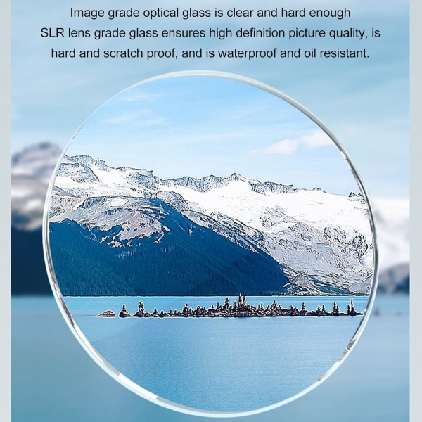 ND-filter med räfflad design för GO 3-sportkamera Minska överexponering och förläng exponeringstid Bildbehandlingskvalitet optiskt glasflerskiktsbeläggning
