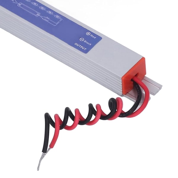 LED Power Driver, lätt utan brus, flimmerfri LED Transformator Driver 180-250VAC Multipelskydd för Strip Lights (12V)