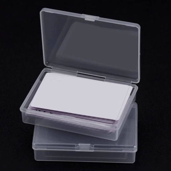 Case Genomskinlig Organizer Box 5 Styck Speldäcksboxar Tom Plast Förvaringsbox Hållare Organizer Klar Case för spelkort Poker