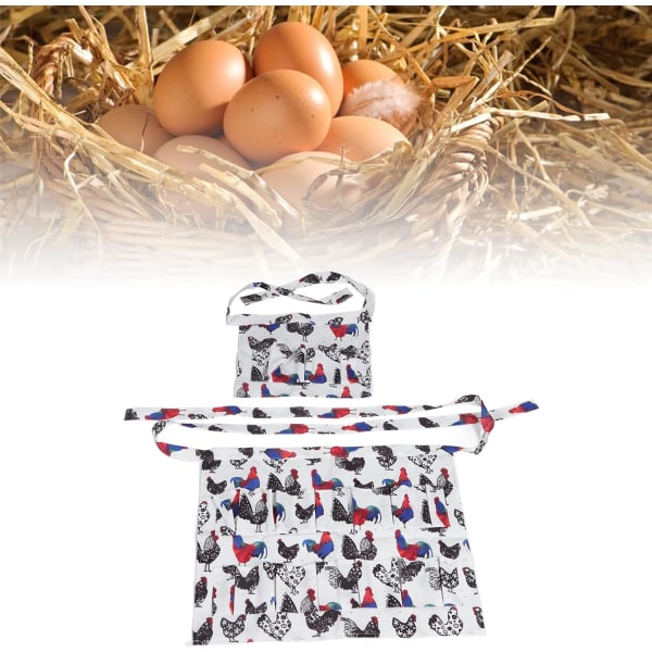 Äggsamlande Förkläde, Äggsamlande Förkläde, 2st Äggförkläde Äggsamlande Förkläde för kycklinghöna Anka Gåsägg