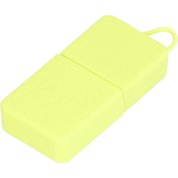 Ice Face Roller, lugn hud Ansiktsmassage Molds Silikon hudvårdsverktyg för sensorisk stimulering (fluorescerande gul)