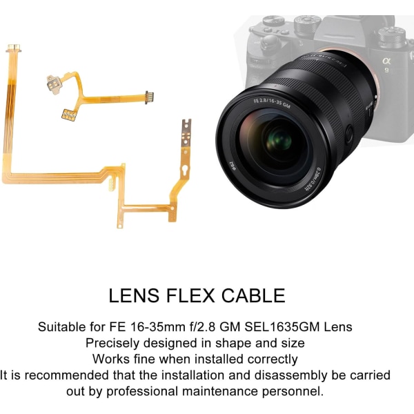 Objektiv och tillbehör Lins för att fokusera Flex-kabel Linsöppning Flex-kabel för Fe 16-35 Mm F 2,8 Sel1635 kamerareparationsdel