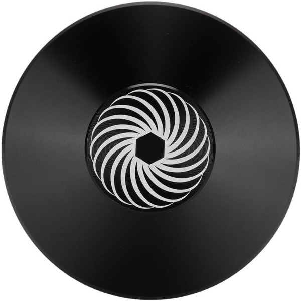 Stabilisatorklämma viktklämma aluminium vinylskiva för o skiva skivspelare Stabilisatorklämma aluminium viktklämma svart (svart)