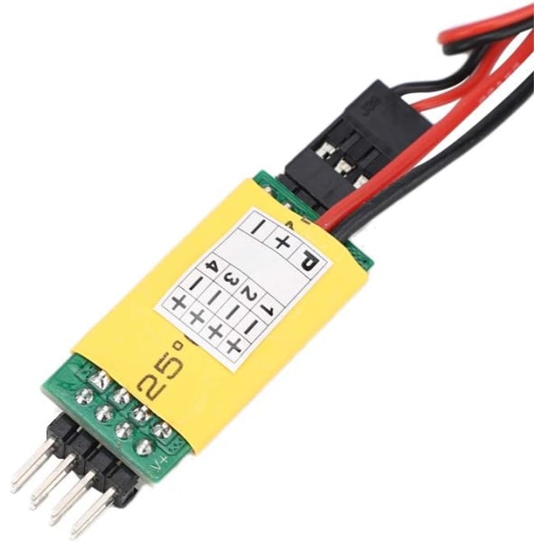 RC-ljuskontroller, hållbar och robust RC-ljusbrytare, enkel installation för bil (D-typ funktionell gul)