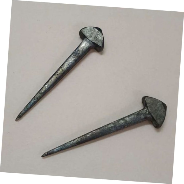 250 st Horseshoe Nails nagelverktyg metallisk outfit vintage tillbehör hovslagare verktyg liten hästsko spik hovpinne järn bärbar häst