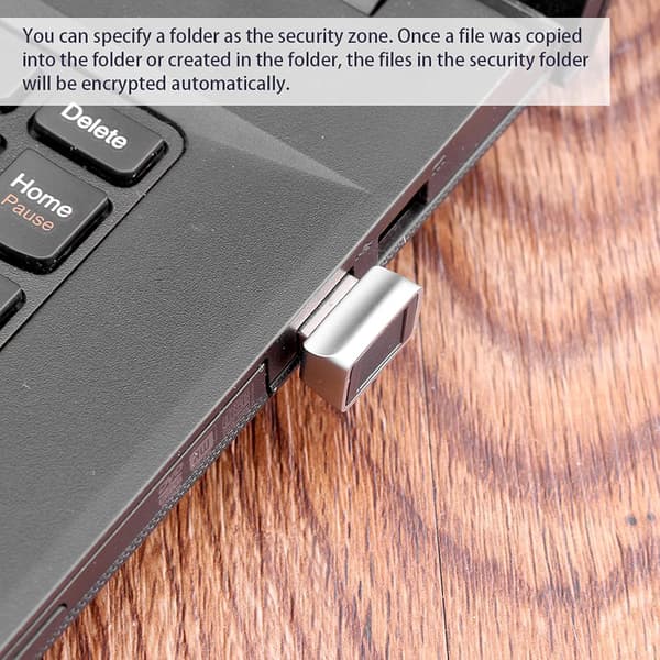 Säker USB-fingeravtrycksläsare, identifiering, biometrisk matchningsskanner för Windows 10 Hello 360°