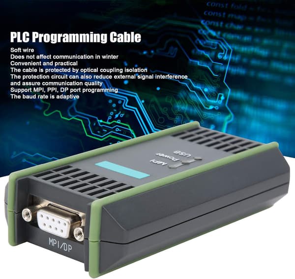 PLC-programmeringskabel, 6GK1571-0BA00-0AA0/USB-MPI PLC-programmeringskabeladapter, PC-adapter för Siemens S7-300