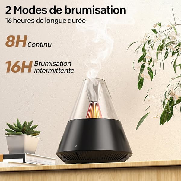 Elektrisk eterisk oljediffuser, ultralyd eterisk oljediffuser-aromaterapi, stillegående 25dB diffuser med LED, fjernkontroll-automatisk avstenging-for stue