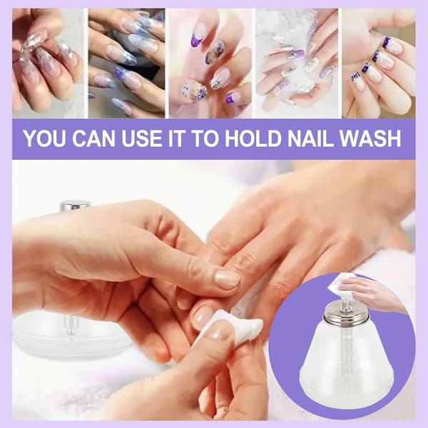 180 ml nagellacksuppressor pumpflaska, läckagesäkra pumpflaskor, nagellacksflaskor, press-typ vattendispenser, kosmetiska behållare
