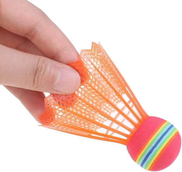12 st EVA Badminton Regnbåge Bollhuvud Nylon Badminton