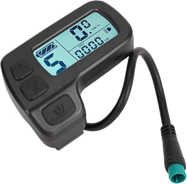 Elektrisk cykel LCD-displaymåler, kompatibel og alsidig ABS-materiale. Krystalklar, pålidelig og informativ skærm til 1. generations controller