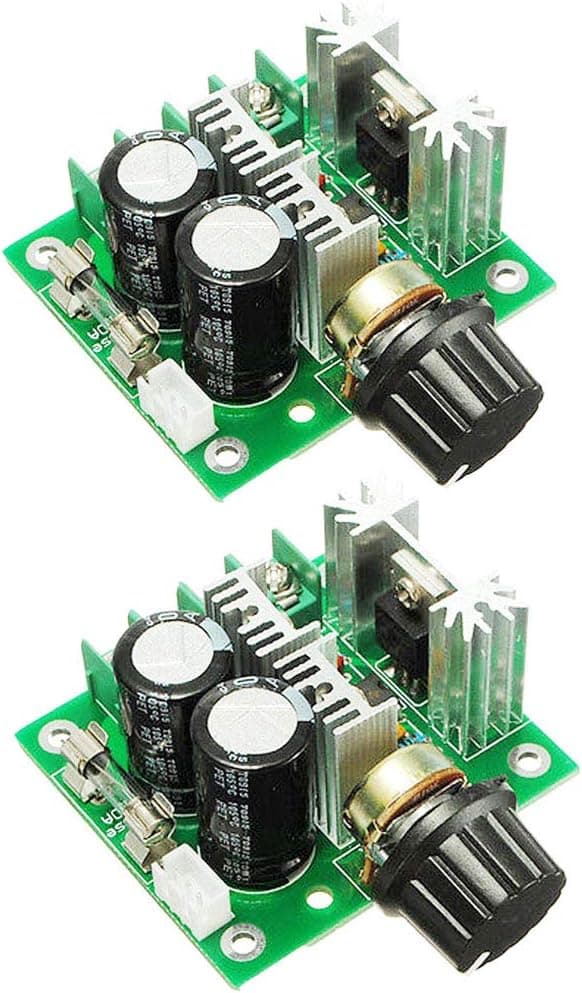2st 12V - 40V 10A PWM DC motor spänningsregulator hastighetskontrollbrytare regulator för