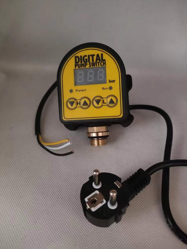 220V automatisk regulator för hushållspump, tryckvakt, vattenpump, Presscontrol, Pressdrive, digital elektrisk hane