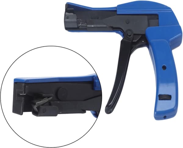 Multifunktionel nylon kulstofstål kabelbinderklipper til kabelbindere 2,4-4,8 mm